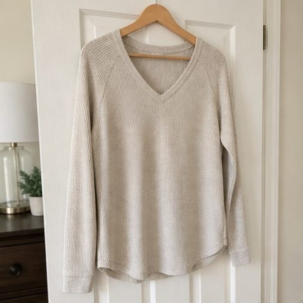 Gray Button Blouse